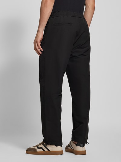 HUGO Regular fit broek met ritszakken, model 'Gendo' Zwart - 5