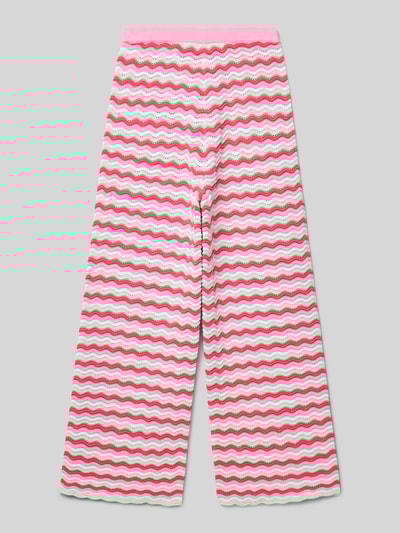 Guess Stoffen broek met elastische band Roze - 3