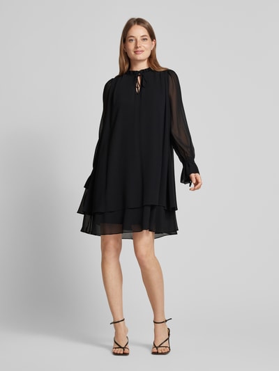 JOOP! Knielanges Kleid mit Volants Black 1