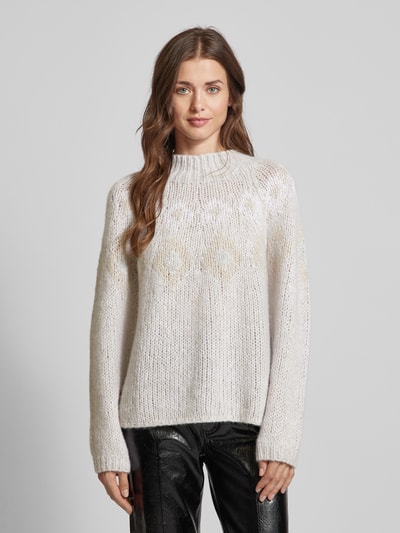 Hemisphere Kasjmier pullover met turtleneck Beige - 4