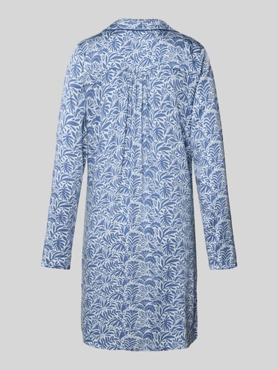 CCDK Copenhagen Relaxed fit nachthemd van viscosemix, model 'Josephine' Blauw - 3