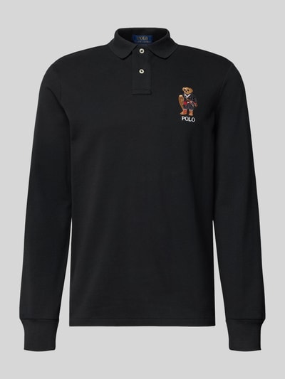 Polo Ralph Lauren Classic Fit Poloshirt mit Label-Stitching Black 2