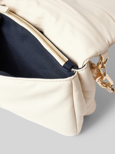 Tommy Hilfiger Crossbodytas van schapennappa met labeldetail Offwhite - 5