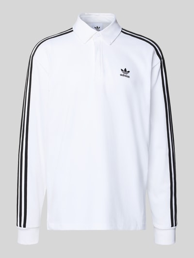 adidas Originals Poloshirt met labelstitching Wit - 2