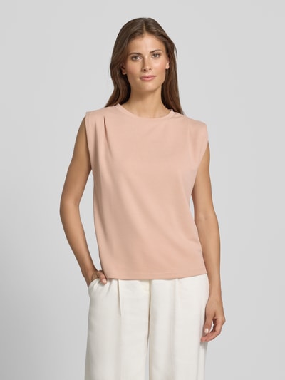 Jake*s Collection Regular Fit T-Shirt mit Kappärmeln Lachs 4