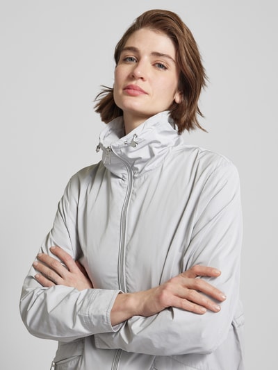 Christian Berg Woman Selection Parka mit seitlichen Reißverschlusstaschen Silber 3