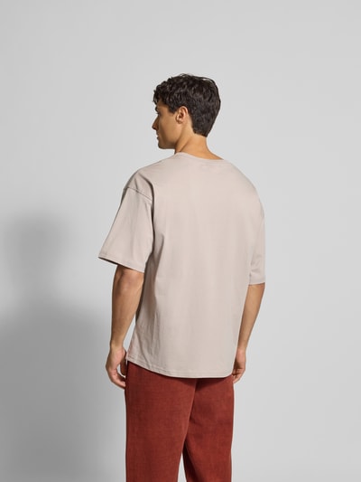 Diesel Relaxed Fit T-Shirt mit Logo-Print Hellgrau 5