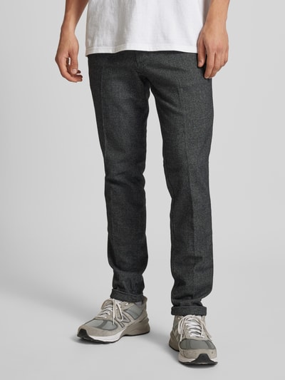 Jack & Jones Chinosy o kroju slim fit w kant model ‘MARCO’ Jasnoszary 4