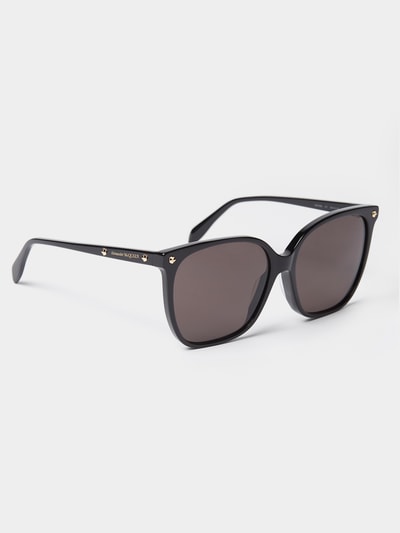 Alexander McQueen Sonnenbrille mit Nieten-Detail Schwarz 3