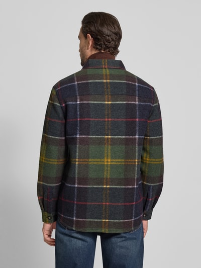 Barbour Regular fit overhemdjack met borstzakken Olijfgroen - 5