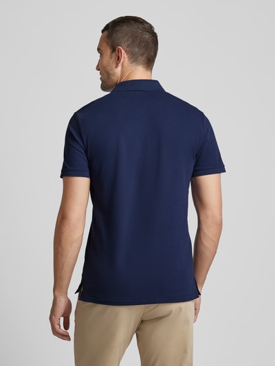 Polo Ralph Lauren Tailored Fit Poloshirt mit Logo-Stitching Marine 5