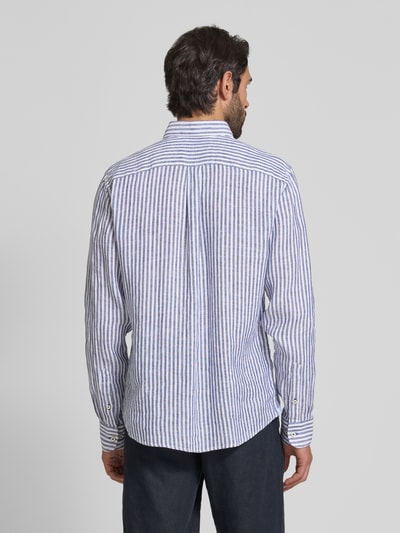 Fynch-Hatton Vrijetijdsoverhemd met knoopsluiting Marineblauw - 5