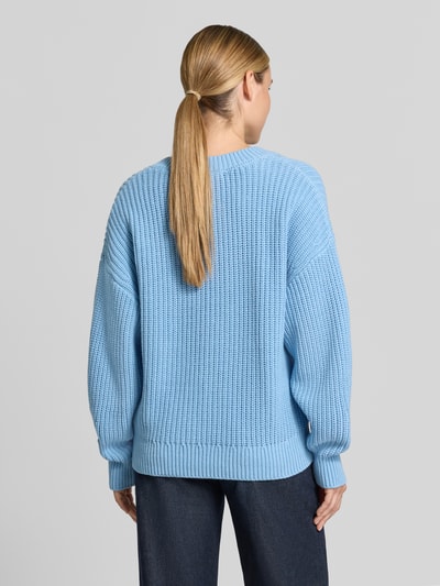 Selected Regular Fit Pullover aus Baumwoll-Mix Modell 'SELMA' Hellblau 5