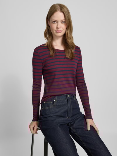 Christian Berg Woman Bluzka z długim rękawem z dekoltem okrągłym Wiśniowy 3