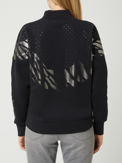 BOSS Orange Sweatshirt mit Glitter-Effekt Modell 'Ezebra' Black 5