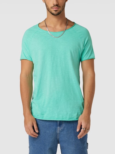 REVIEW T-Shirt mit Rundhalsausschnitt Grün 4