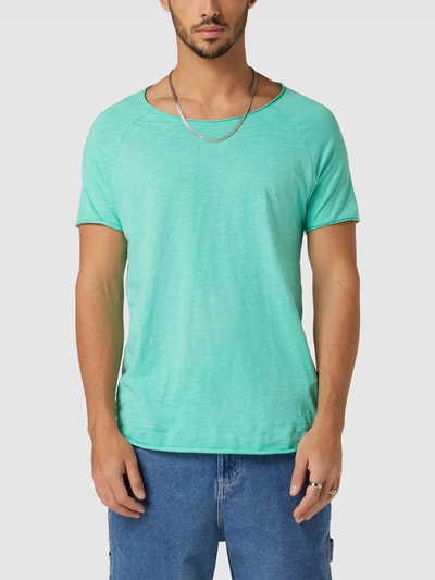 REVIEW T-shirt met ronde hals Groen - 4