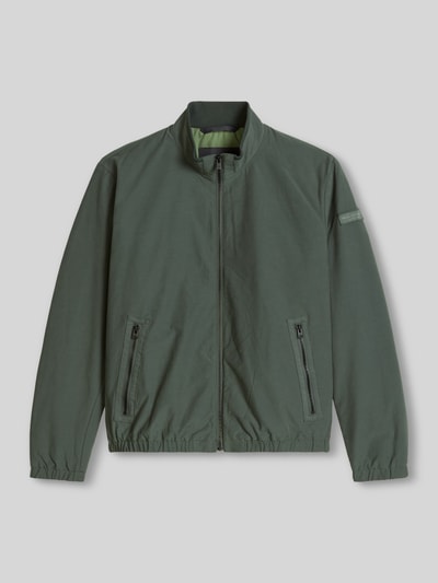 Marc O'Polo Regular Fit Blouson aus Baumwoll-Mix mit Stehkragen Oliv 2