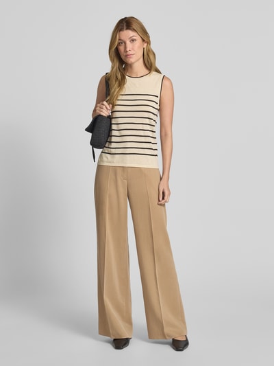 Selected Femme Leinentop mit Rundhalsausschnitt Modell 'ESTHER' Ecru 1