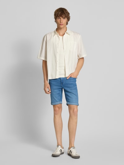 Only & Sons Regular fit korte jeans van katoenmix Lichtblauw - 1