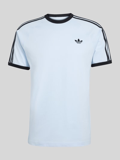 adidas Originals Regular Fit T-Shirt aus reiner Baumwolle Hellblau 2