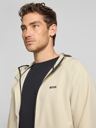 BOSS Green Regular Fit Funktionsjacke aus wasserdichtem Material Modell 'L_COMMUTER' Sand 3