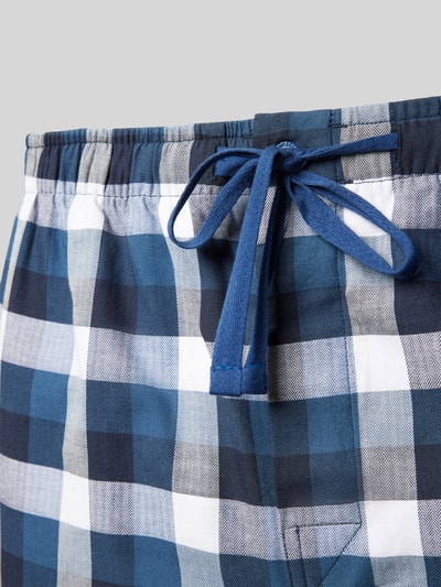 Schiesser Pyjama-Shorts mit Eingrifftaschen Blau 2