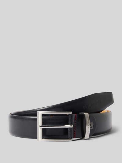 Pierre Cardin Leren ceintuur met doornsluiting Zwart - 1