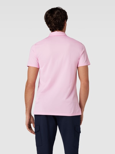 Polo Ralph Lauren Tailored fit poloshirt met labelstitching Felroze - 5