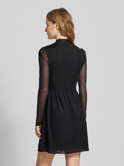 Only Tailliertes Minikleid aus Mesh Modell 'ERICA' Black 5