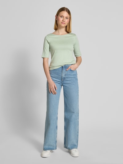 Christian Berg Woman T-Shirt mit U-Boot-Ausschnitt Lind 1