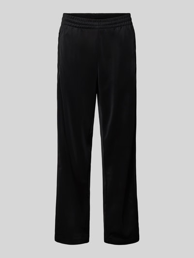 Produktfoto, schwarze Trainingshose mit elastischem Bund Modell 'FIREBIRD' von adidas Originals, Regular Fit, Reißverschlusstaschen, glatte Oberfläche
