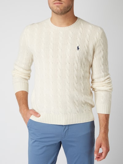 Polo Ralph Lauren Pullover aus Merinowoll-Kaschmir-Mix Offwhite 3