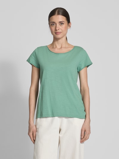 Tom Tailor T-shirt o kroju regular fit z czystej bawełny Miętowy 4