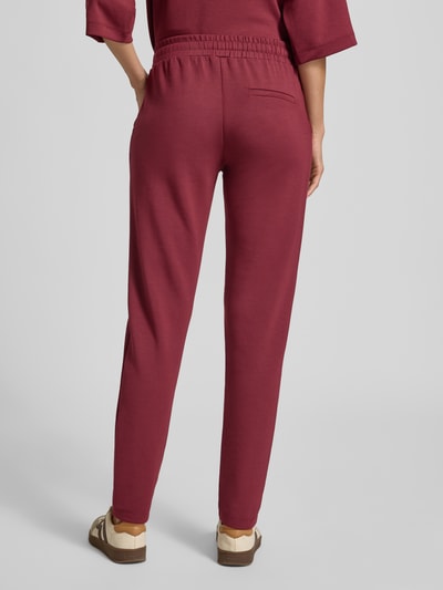 Soyaconcept Sweatpants mit elastischem Bund Modell 'Banu' Bordeaux 5