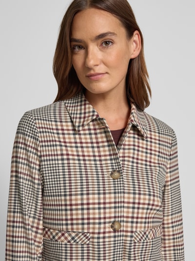 comma Blazer met knoopsluiting Beige - 3