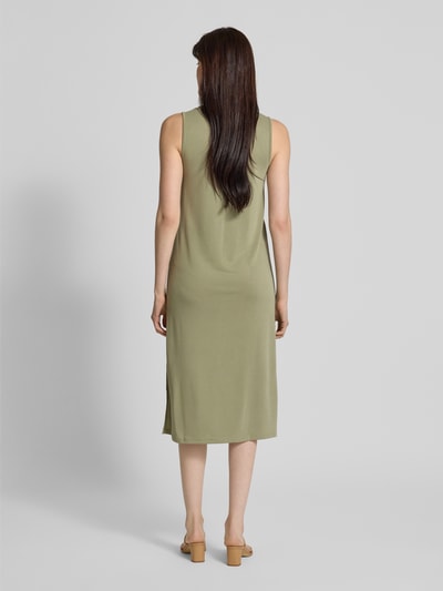 Vila Midi-jurk met ronde hals, model 'MODALA' Rietgroen - 5