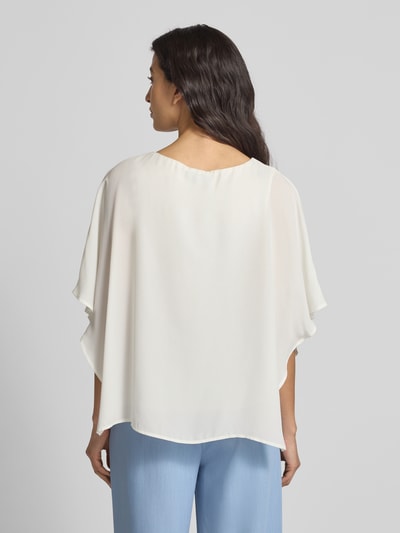 s.Oliver BLACK LABEL Loose Fit Chiffonshirt mit Viskosefutter Offwhite 5