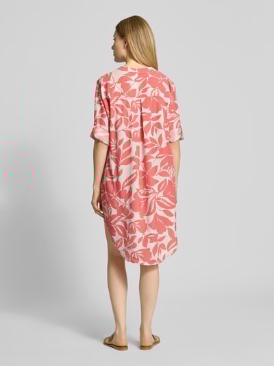 ZABAIONE Tuniekjurk met verlengd rugpand en tuniekkraag Felroze - 5