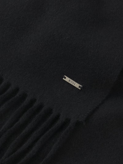 BOSS Sjaal van puur kasjmier, model 'PYETRO_30*190' Zwart - 3