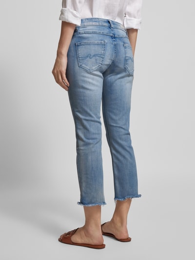 Blue Monkey Slim Fit Jeans im 5-Pcoket-Design Modell 'MANIE' Blau 5