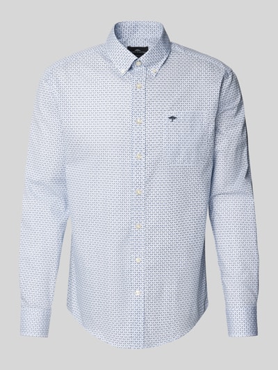 Fynch-Hatton Regular Fit Freizeithemd mit Button-Down-Kragen Eisblau 2