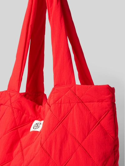 MSCH Copenhagen Tote Bag mit Label-Detail Modell 'SASJA' Rot 3