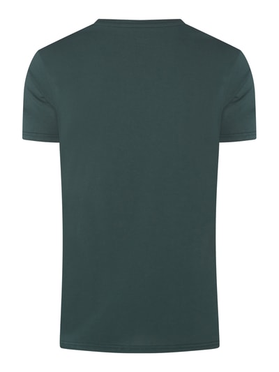 Alpha Industries T-Shirt mit Label-Print Modell 'BASIC' Smaragd 4