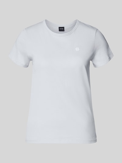 Produktfoto, Regular Fit T-Shirt aus reiner Baumwolle Modell 'Eventsa11' von BOSS, Optik: Unifarben, Label-Stitching-Applikation, Rundhals, Kurzarm, Ärmelabschluss: Gerade, Materialverarbeitung: Jersey.
