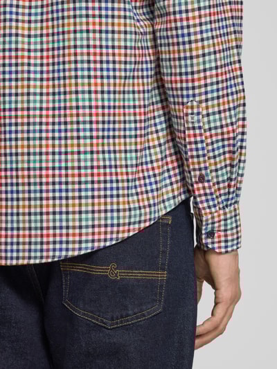 OLYMP Level Five Vrijetijdsoverhemd met knoopsluiting Blauw - 3