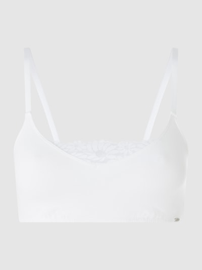 Skiny Bralette met kant Wit - 1