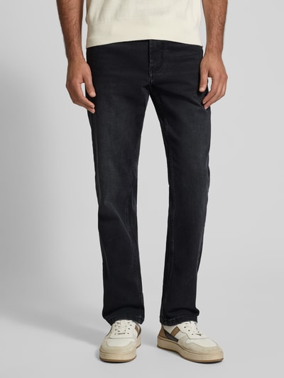 Christian Berg Men Regular Fit Jeans mit Eingrifftaschen Dunkelgrau 4