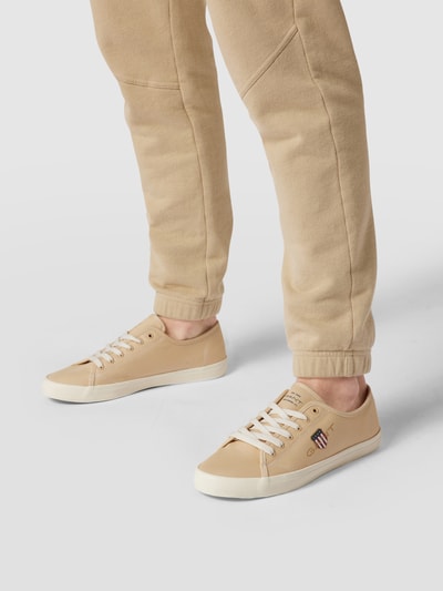 Gant Sneakers met labelprints Beige - 1