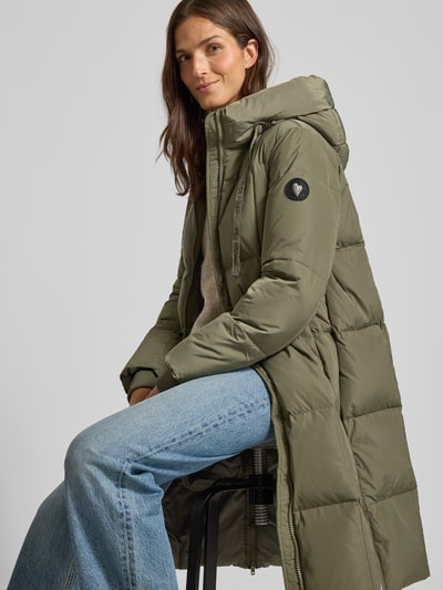 MOS MOSH Daunenmantel mit Kapuze Modell 'Nova' Oliv 3